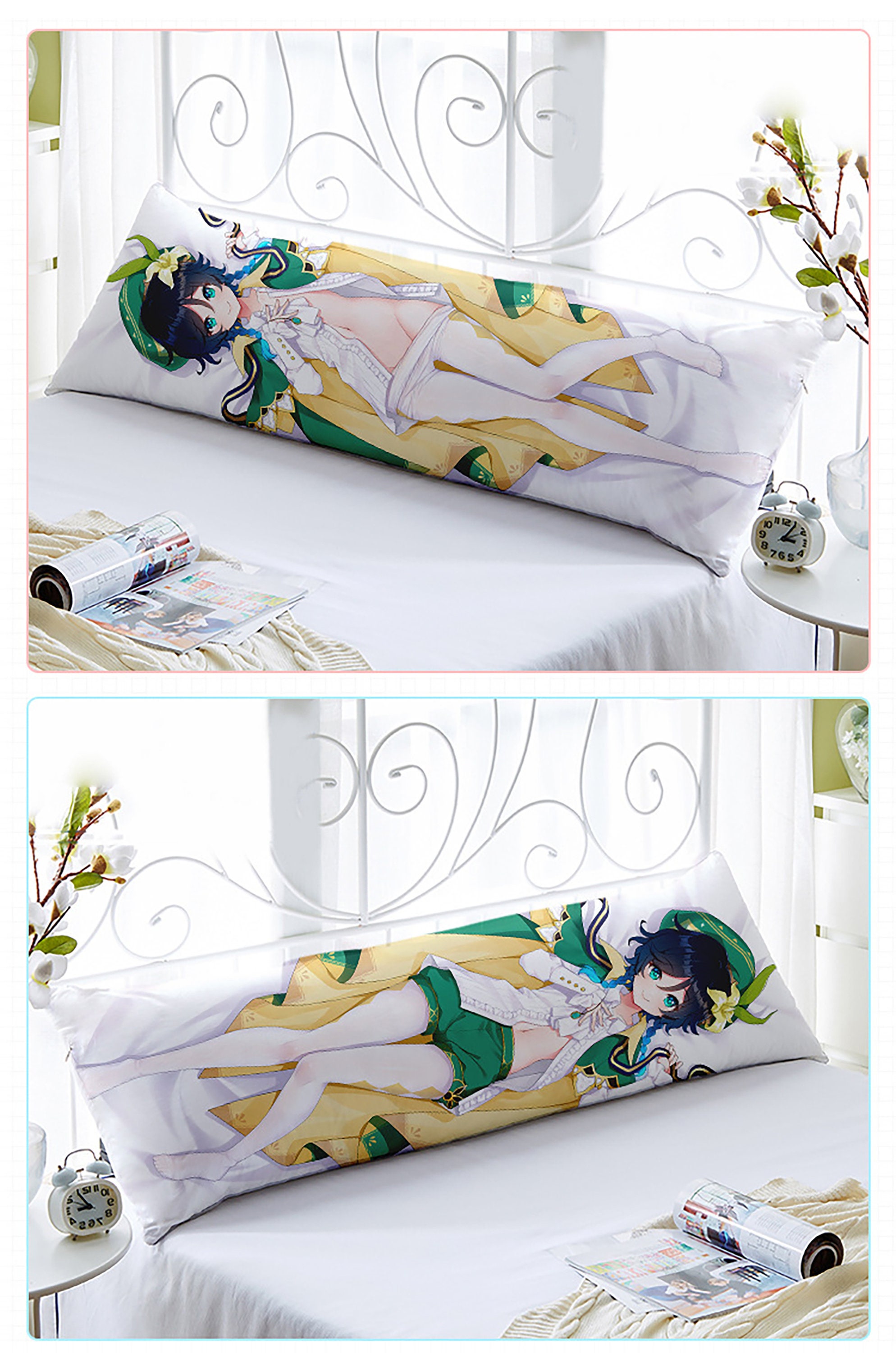 Genshin Impact-venti-dakimakura Anime Hugging Body Pillow | Etsy