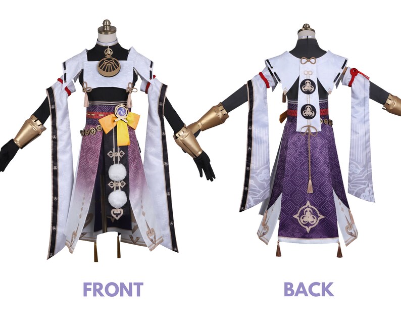 Kojou Sara Genshin Impact Cosplay Costume Custom Size Genshin - Etsy