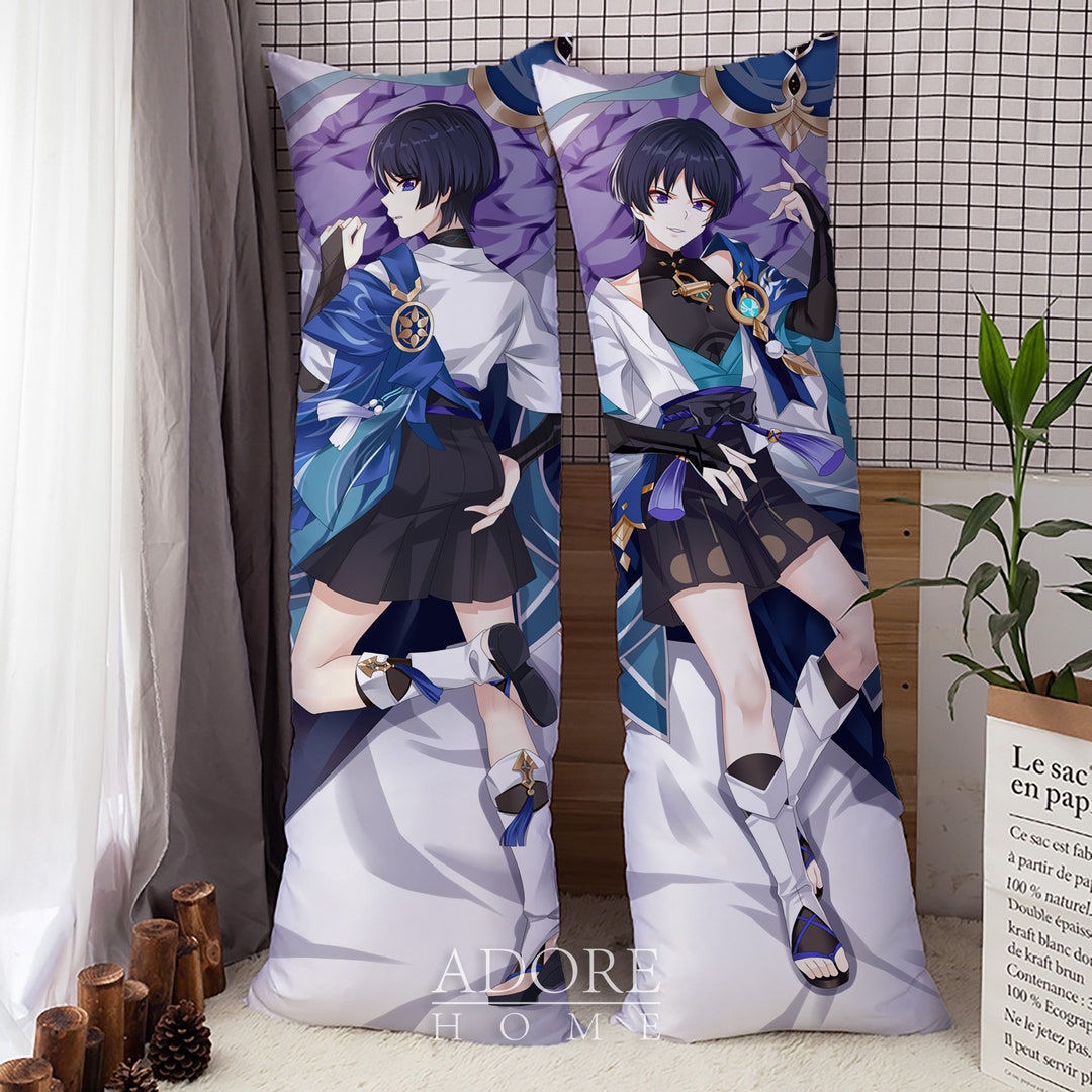 Genshin Impact-wanderer-dakimakura Anime Hugging Body Pillow Cover Case ...