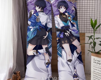 Genshin Impact-Wanderer-Dakimakura Anime Étreignant Corps Taie d'oreiller, Édition Spéciale Cadeau