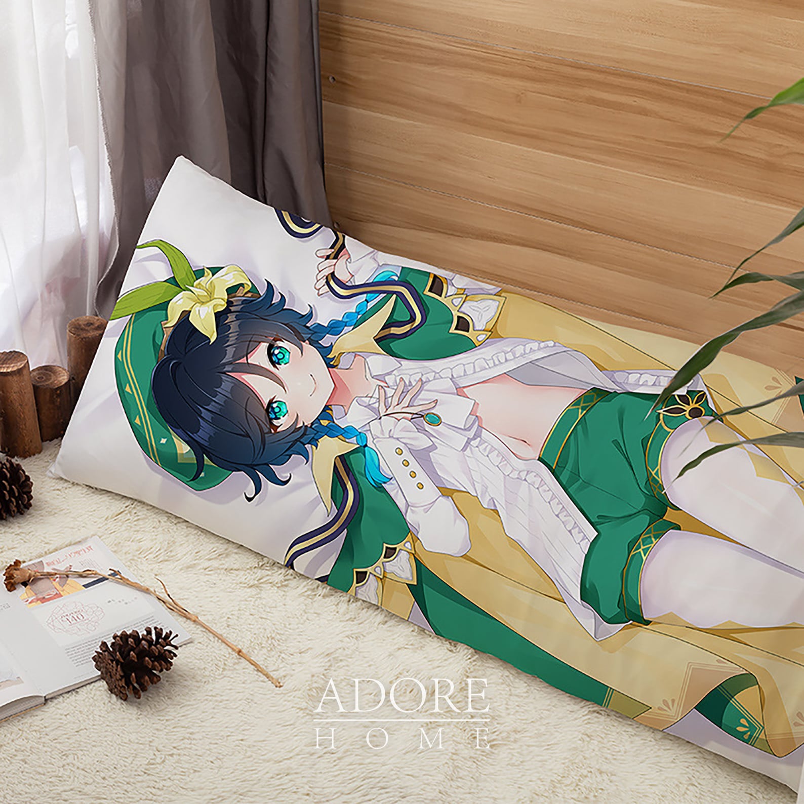 Genshin Impact-venti-dakimakura Anime Hugging Body Pillow | Etsy