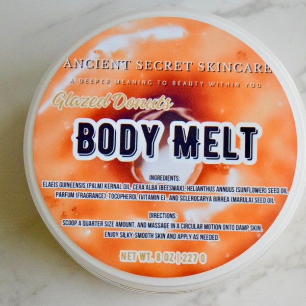 Body Melt Bakery Scents Rich Smooth Nourishment With An Indulgent Aroma, All Skin Types, Dry Skin, Tighten, Body Balm, Salve