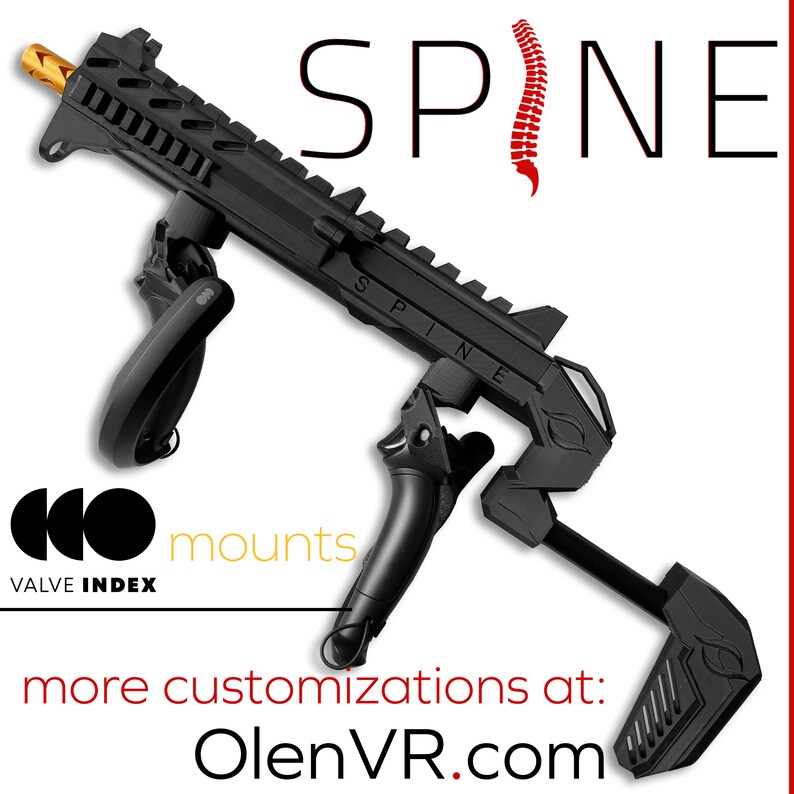 SPINE Vr Gunstock Accessory for Oculus Quest 1 Quest 2 Etsy