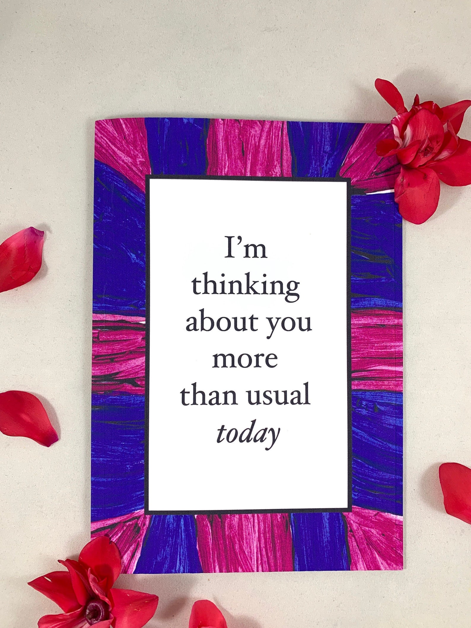 Thinking of You On Your Birthday Card  Etsy