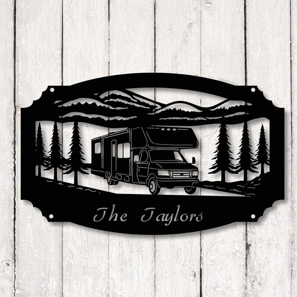 Rv Outdoor Sign Etsy