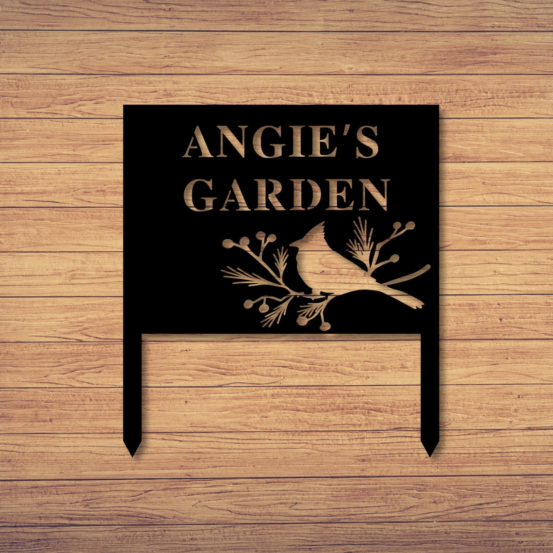 Personalized Garden Sign With Stake Garden Decor Custom Etsy