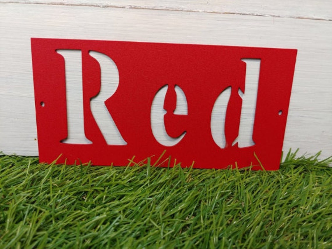 Custom Metal Home Address Sign Metal House Number Sign Etsy