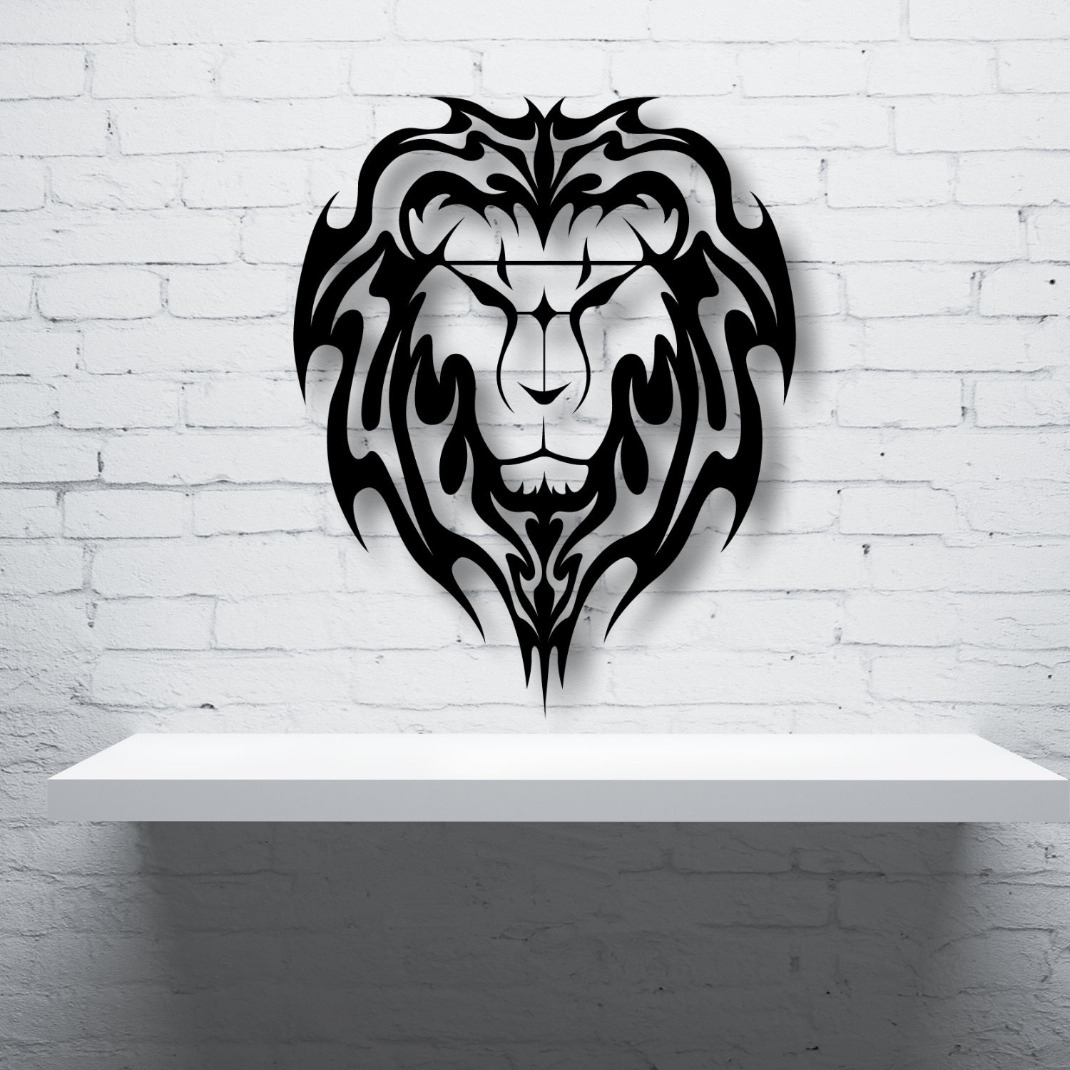 Lion Metal Wall Art Lion Wall Decor Animal Decor Metal Wall Etsy