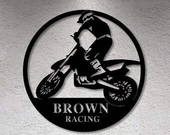 Dirtbike Gift Racing Poster On the Pipe Definition Motor Racing Motocross gift Motorcycle Gifts for Men Motocross Dirt Bike Decor