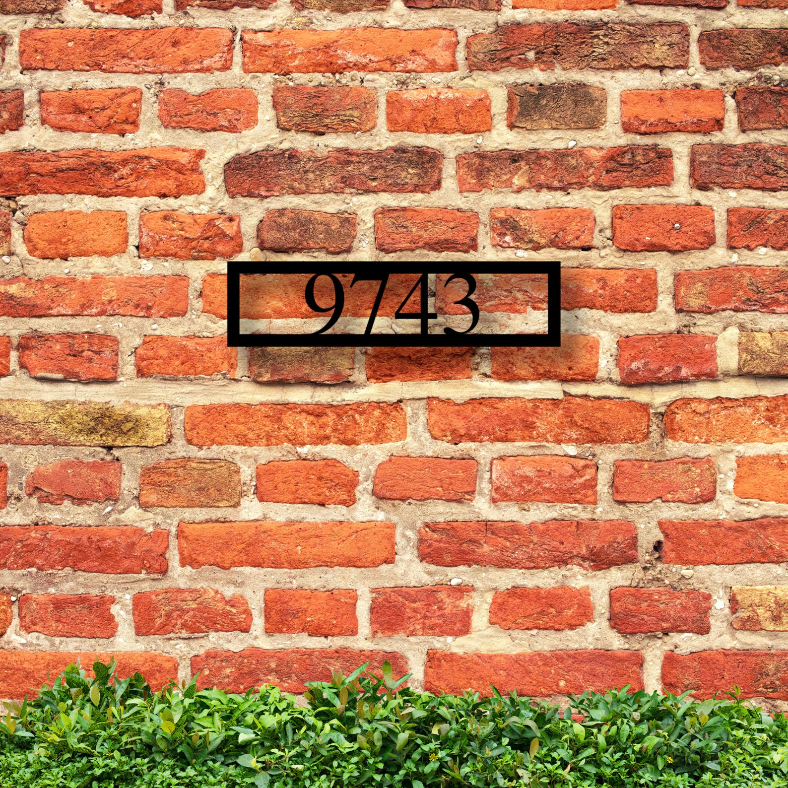 Custom Metal Home Address Sign Metal House Number Sign Etsy