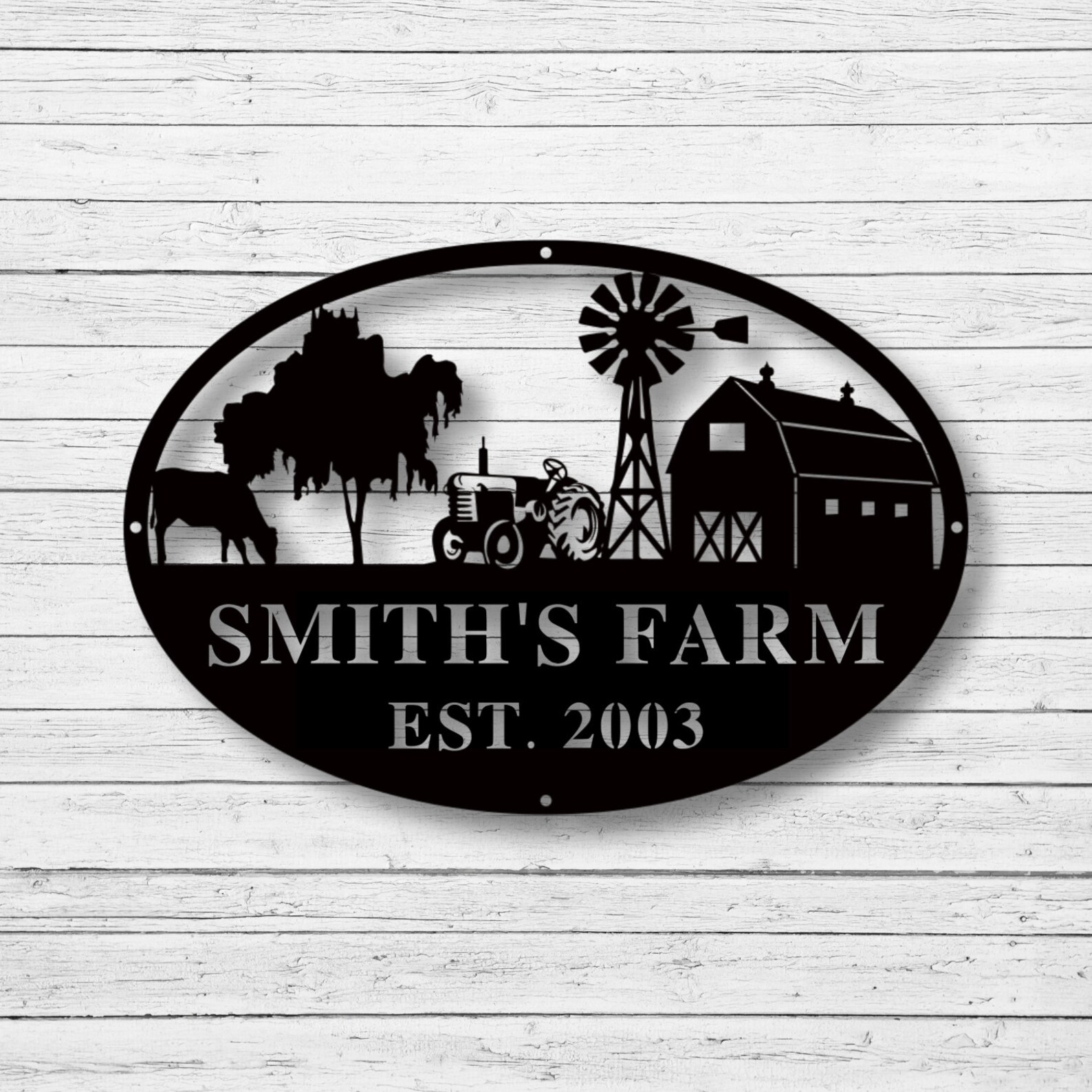 Custom Metal Farm Sign Metal Farm Sign Metal Wall Art Etsy