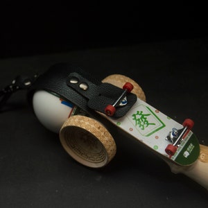 Kendama and Fingerboard Keychain