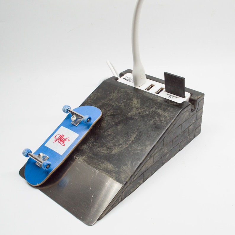 Fingerboard Ramp Office USB Kicker Etsy