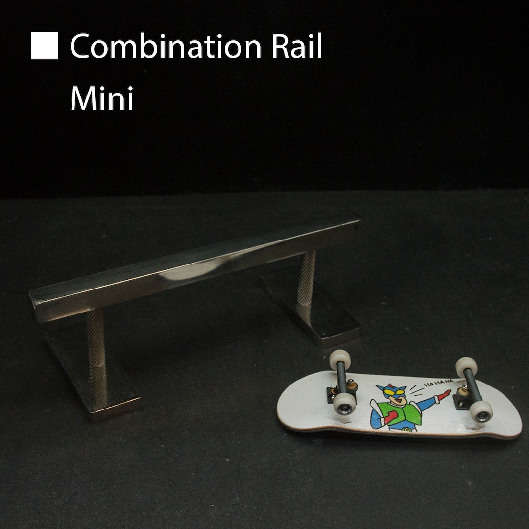 Fingerboard Raisable Rails Fingerboard Ramp: Combination Rail Square Mini - Etsy