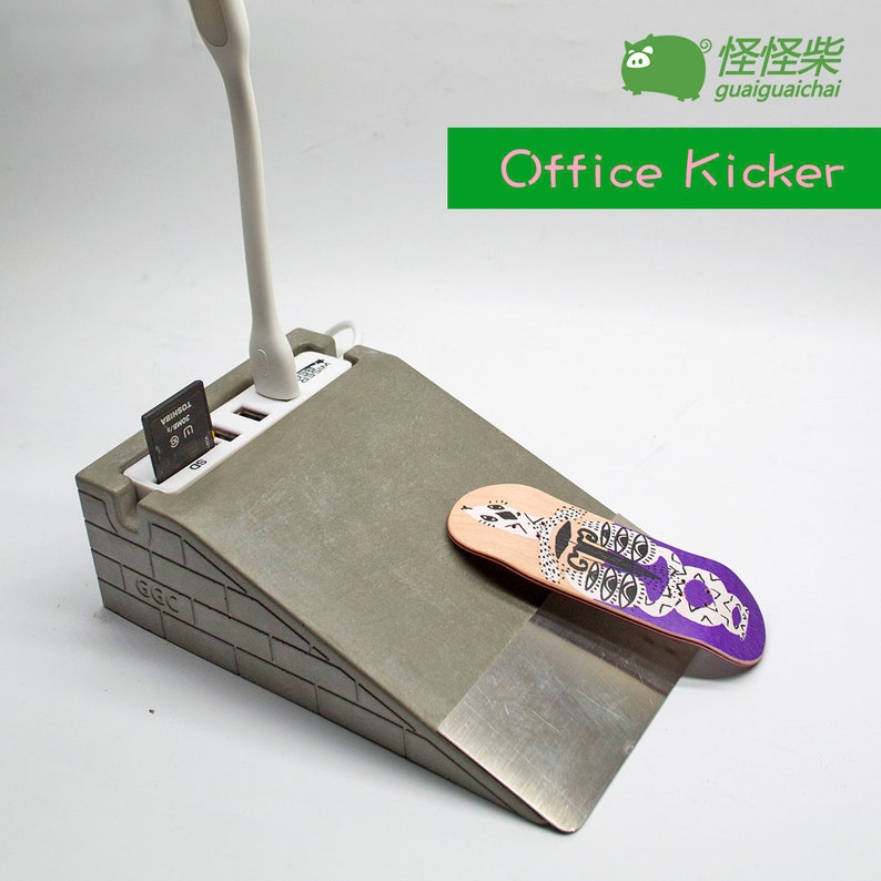 Fingerboard Ramp Office USB Kicker Etsy