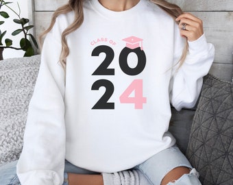 2024 Senior Class Sweatshirt - Personalized Graduation Gift, Custom Year Shirt, Apparel for High School Seniors, Senior Graduation Gift