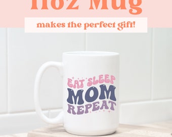 Custom Mug for Mom with Kids Names, Personalized Mug for Mother's Day, Mama Coffee Mug, Gift for New Mom Gift, 11oz Ceramic Mug for Mom