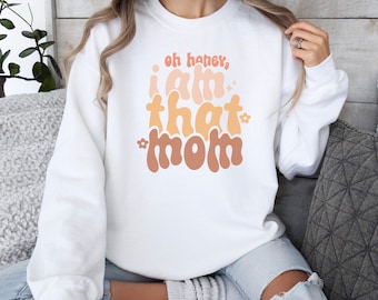 Personalized Mama Sweatshirt, Customizable Mama Floral, Add Your Kids' Names to the sleeve, Mama shirt with kids name on sleeve, Oh Honey