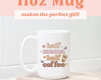 Custom Mug for Mom with Kids Names, Personalized Mug for Mother's Day, Mama Coffee Mug, Gift for New Mom Gift, 11oz Ceramic Mug for Mom