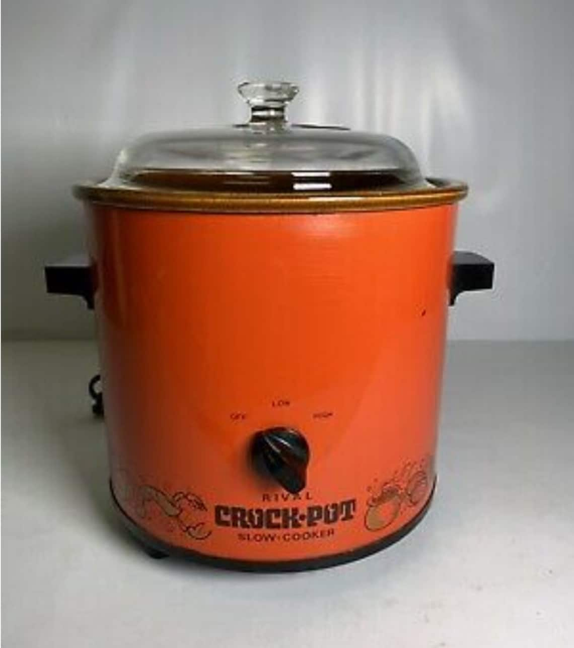 Vintage Rival Crock Pot Slow Cooker Model 3100 Avocado Green 1970s ...