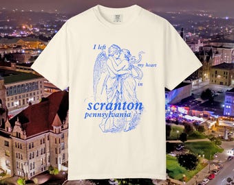 Ich ließ mein Herz in Scranton Pennsylvania Tee