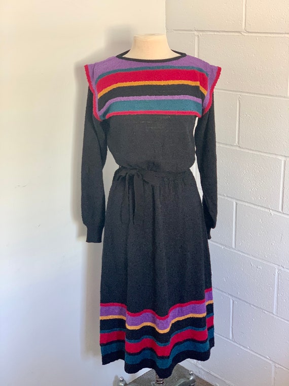 Vintage Just-mort LTD Acrylic Sweater Dress