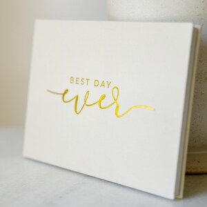 BEST DAY EVER wedding video album Video Book that plays your Videos Video Album Gift for Her, Wedding Gifts, Valentines Gift image 7