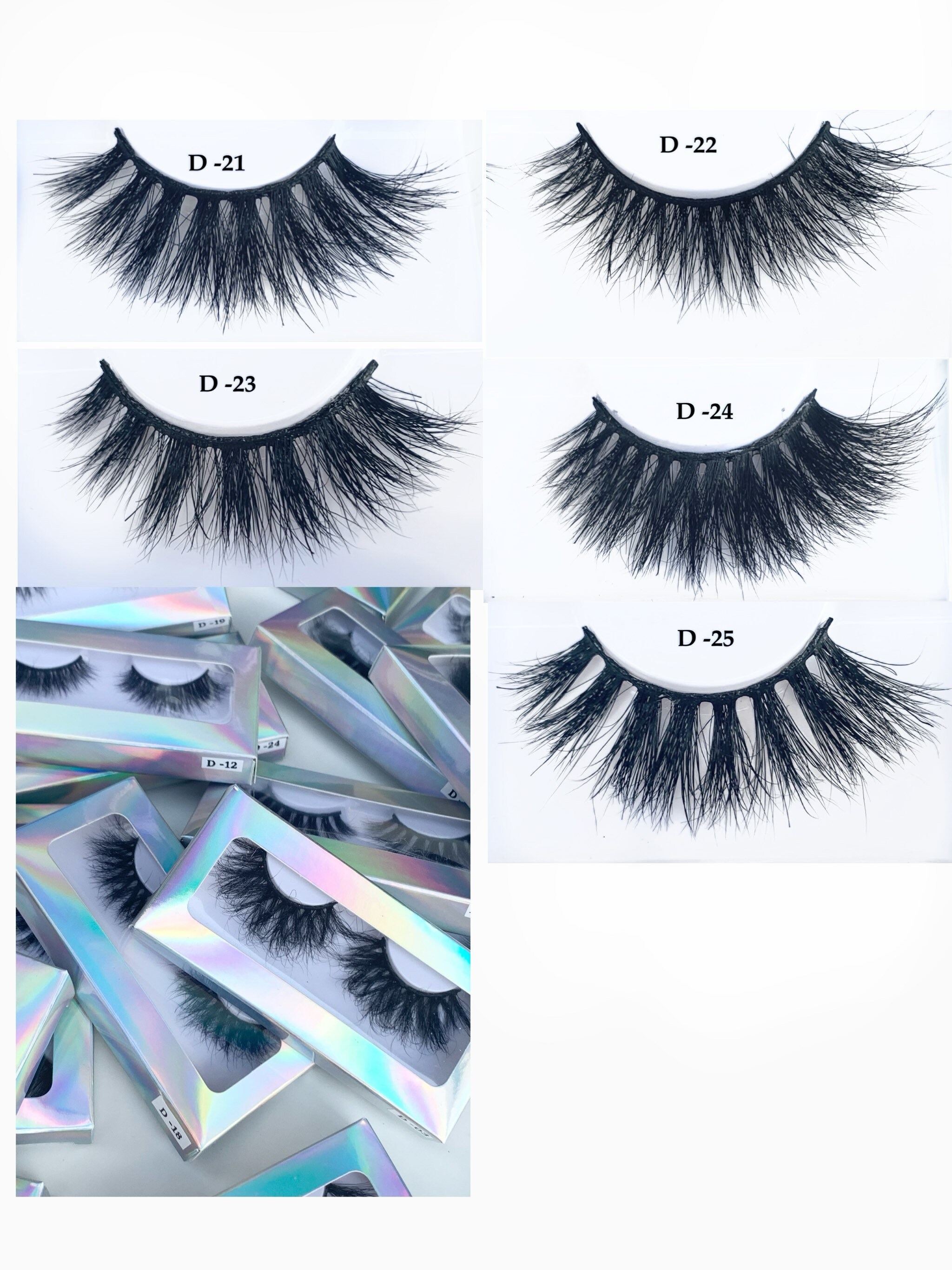 Eyelashes Wholesale Lashes with Box Soft Volume Natural Etsy