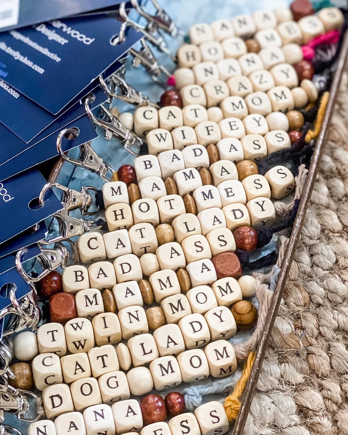 Custom Beaded clip on accessory Etsy