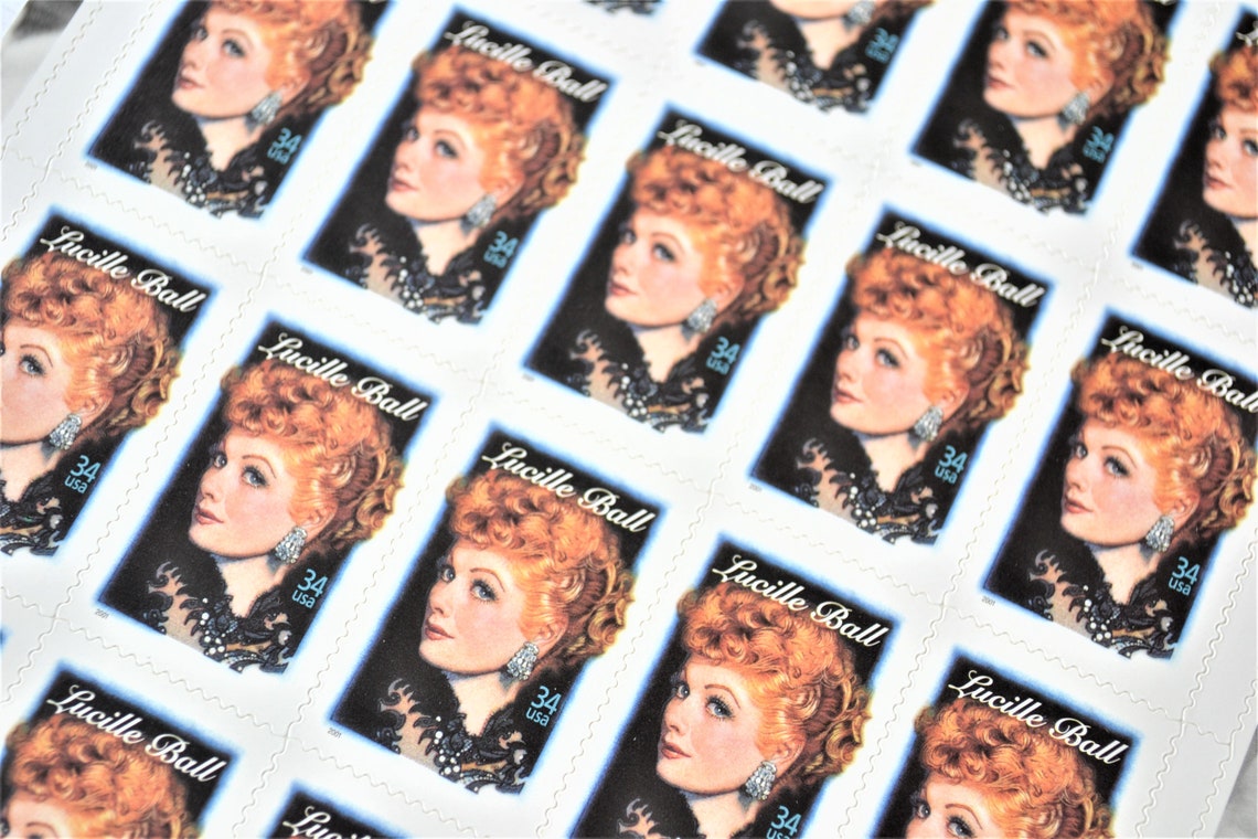 Lucille Ball Vintage Postage Stamps Legends of Hollywood Etsy