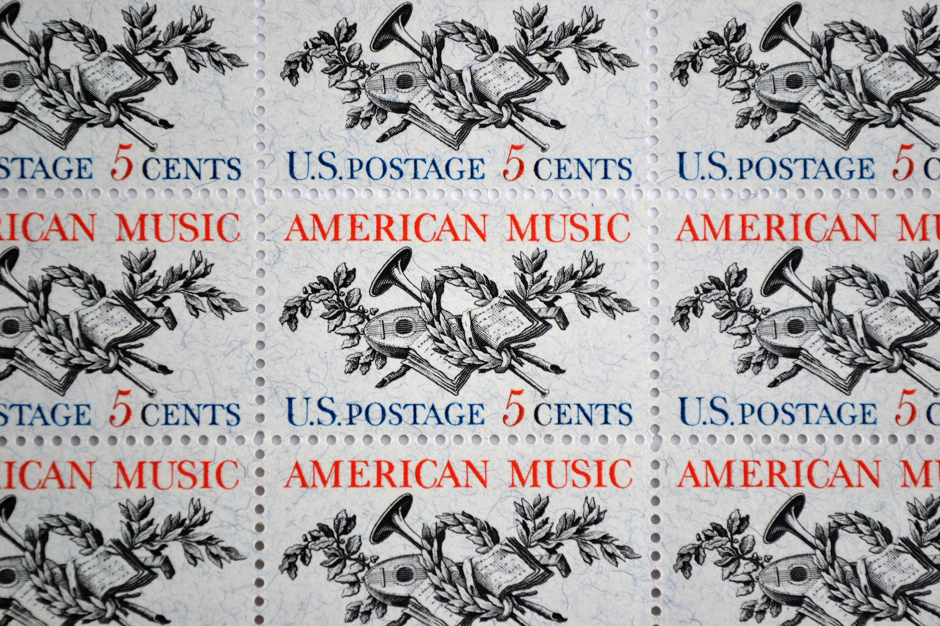 Vintage American Music Postage Stamps for Mailing Etsy