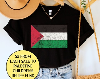 Free Palestine Shirt, Palestinian Flag Top, Stand With Palestine Tee, Human Rights Gift, Profits Donated Gaza Tee, Ceasefire Now TShirt