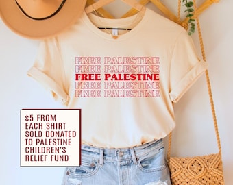 Free Palestine Shirt, Stand With Palestine Tee, Palestinian Lives Matter Shirt, Human Rights Gift, Equality TShirt, Palestinian Gaza Shirt
