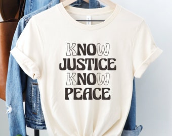 Black Lives Matter No Justice No Peace BLM Shirt Justice Shirt No Justice No Peace Disarm Social Justice Defund Protest Shirt