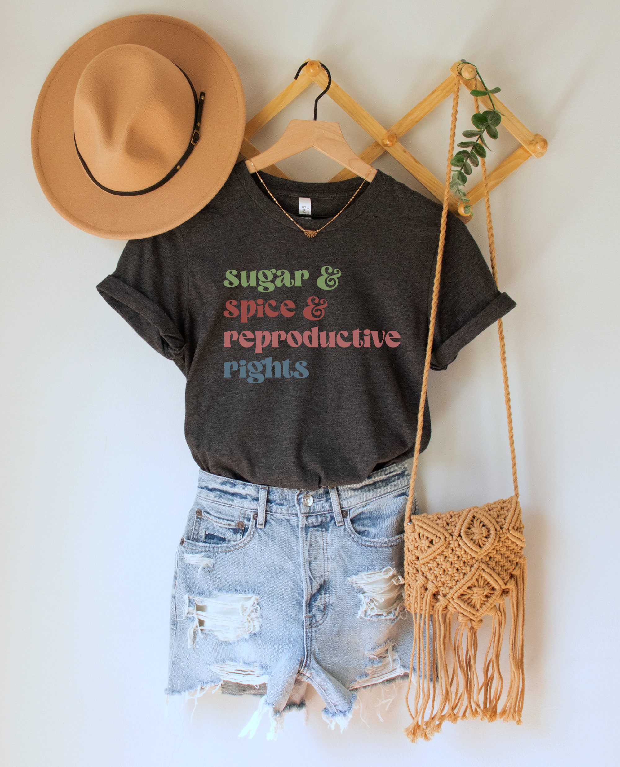 Sugar and Spice and Reproductive Rights Shirt, Pro Choice Tee
