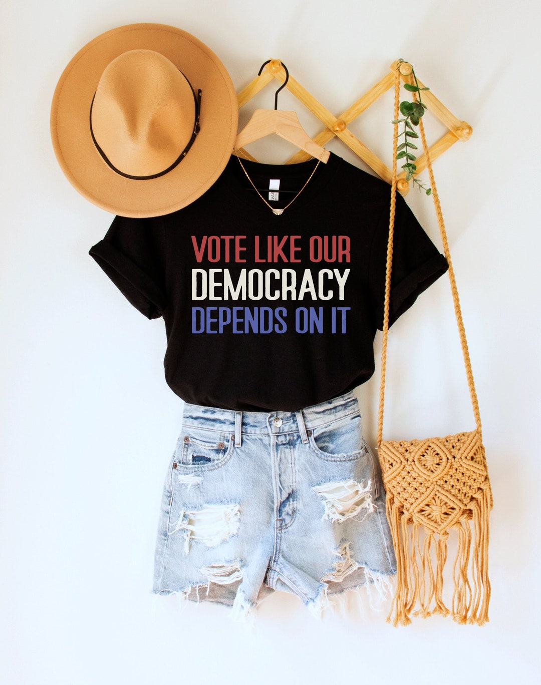 Vote Like Our Democracy Depends on It Shirt, Anti Trump T-shirt