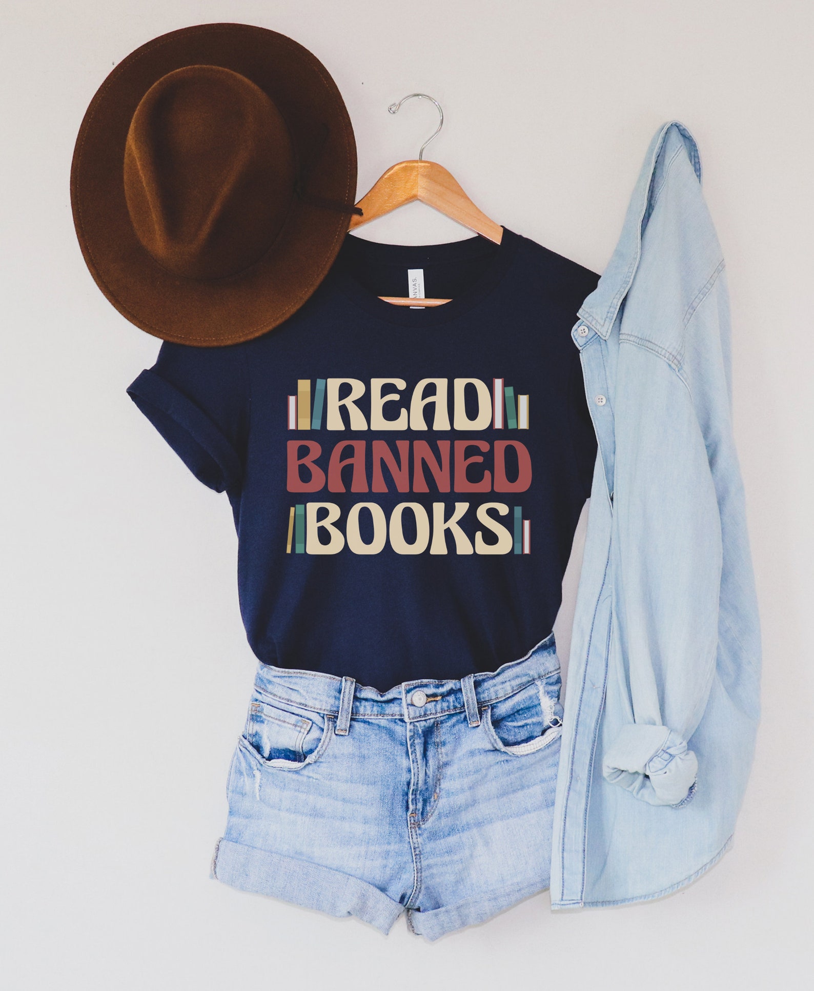 Read Banned Books Shirt, Book Lover Tee, Literary Tshirt, Social ...