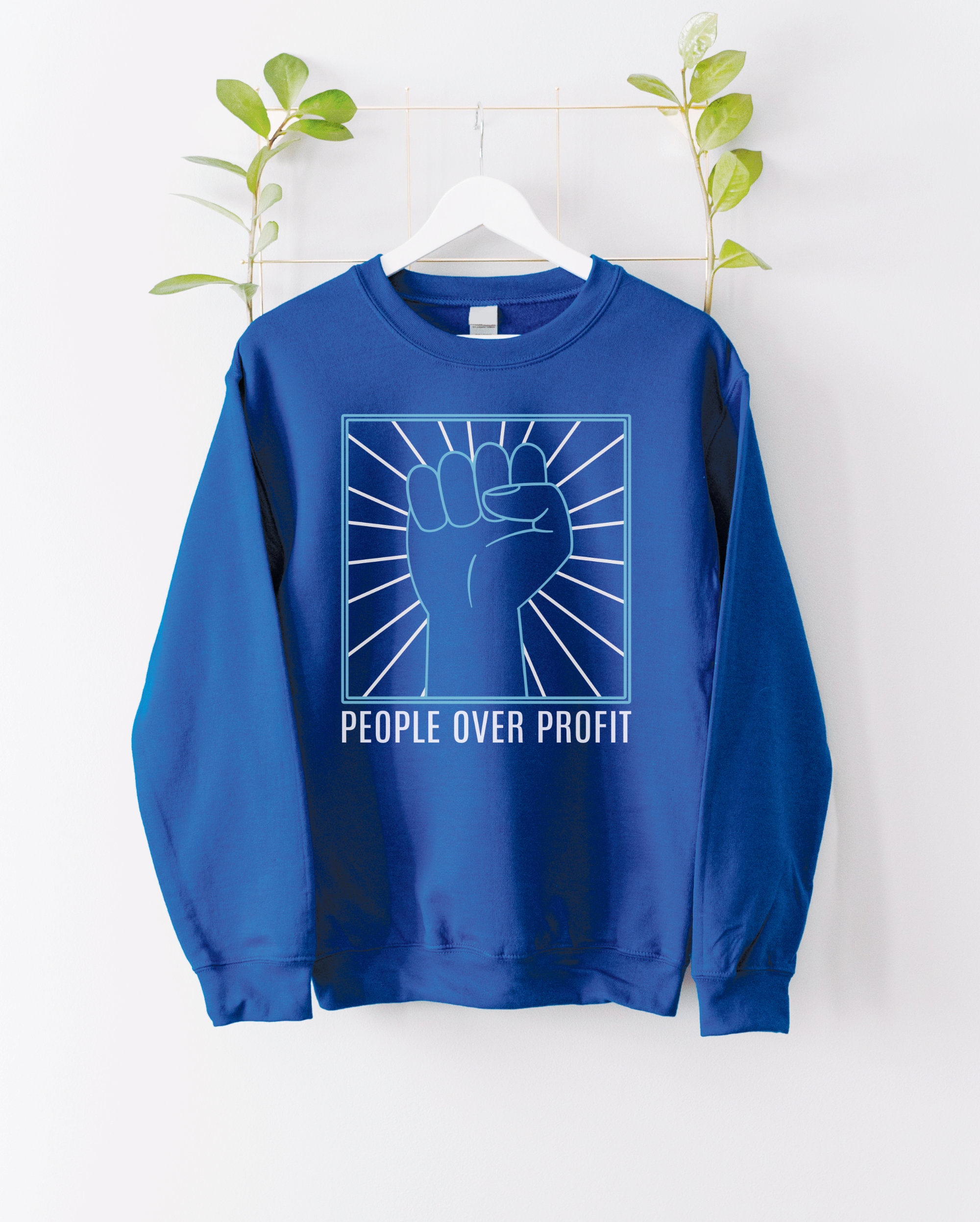 People Over Profit Sweatshirt Power to the People Premium Crewneck Social Justice Pullover Socialist Clothing Human Rights Shirt Etsy Ireland