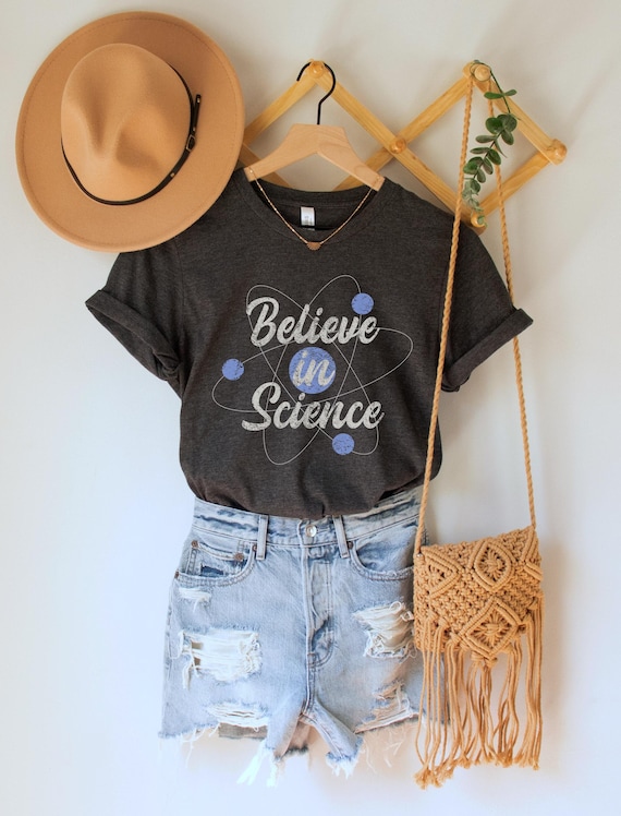 Believe in Science Shirt, Science is Real T-Shirt, Support Fauci Tee, Gift for Scientists, Unisex Liberal T Shirt, Stand with Science Shirt