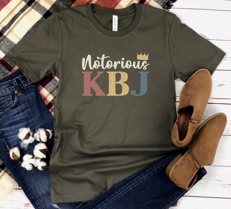 Notorious KBJ Shirt, Ketanji Brown Jackson Tee, Supreme Court TShirt, RBG Memorial T-Shirt, Liberal Gift, Democrat Apparel, Social Justice Army