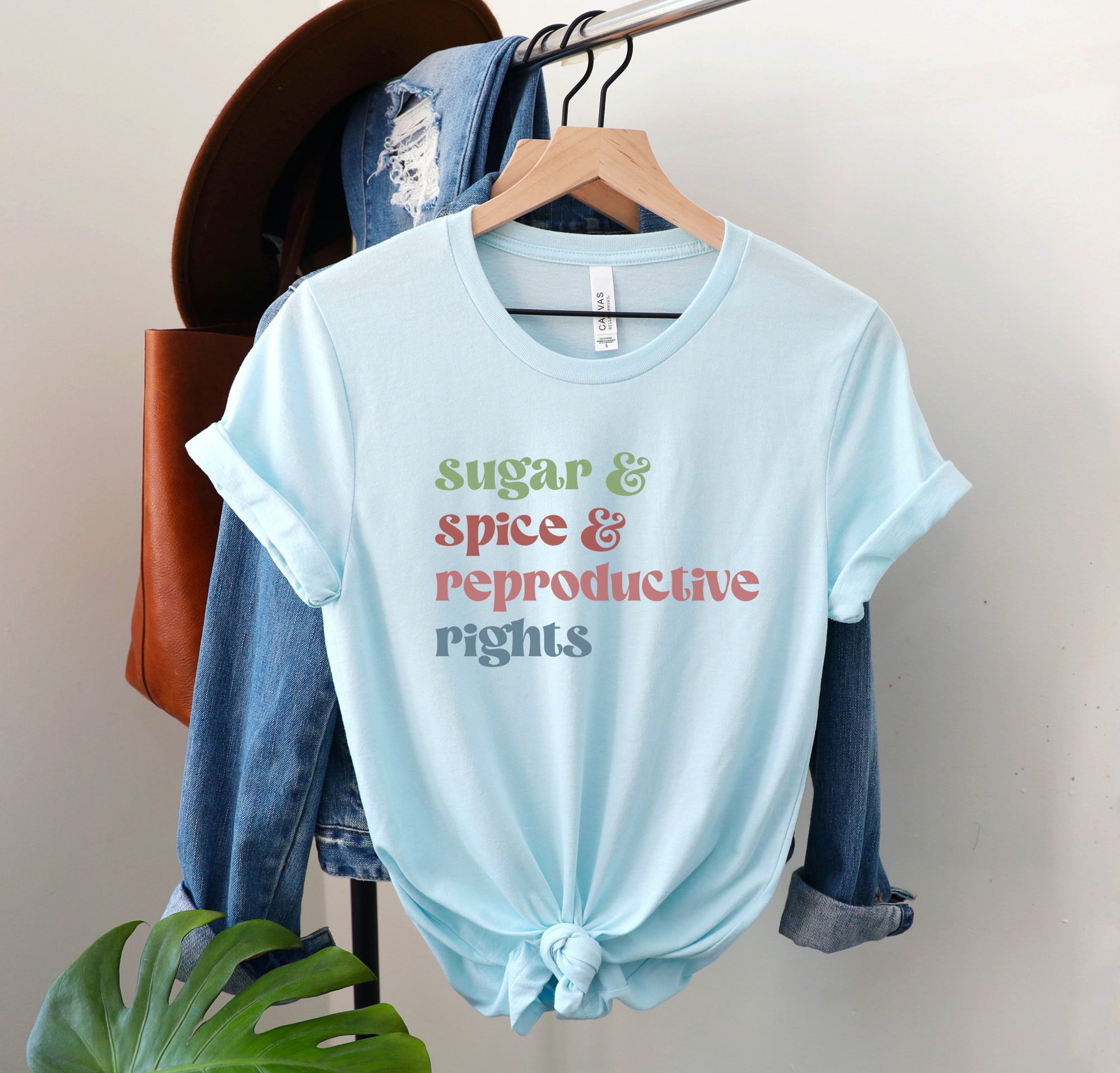 Sugar and Spice and Reproductive Rights Shirt, Pro Choice Tee