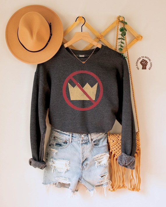 No Kings Sweatshirt, Anti Trump Sweater, Resist Shirt, I Dissent Sweatshirt, Save Democracy Top, Anti Fascist Gift, No Kings in America Top