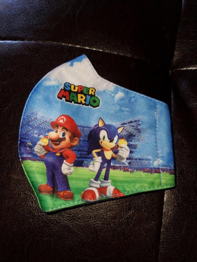 Children Super Mario face mask