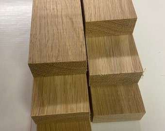 8 eikenhouten strips 500x45x20 mm