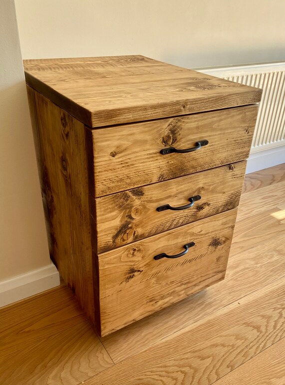 Organisateur de bureau En bois Tiroir multifonctionnel Boîte de rangement  de bureau (noir-centre)