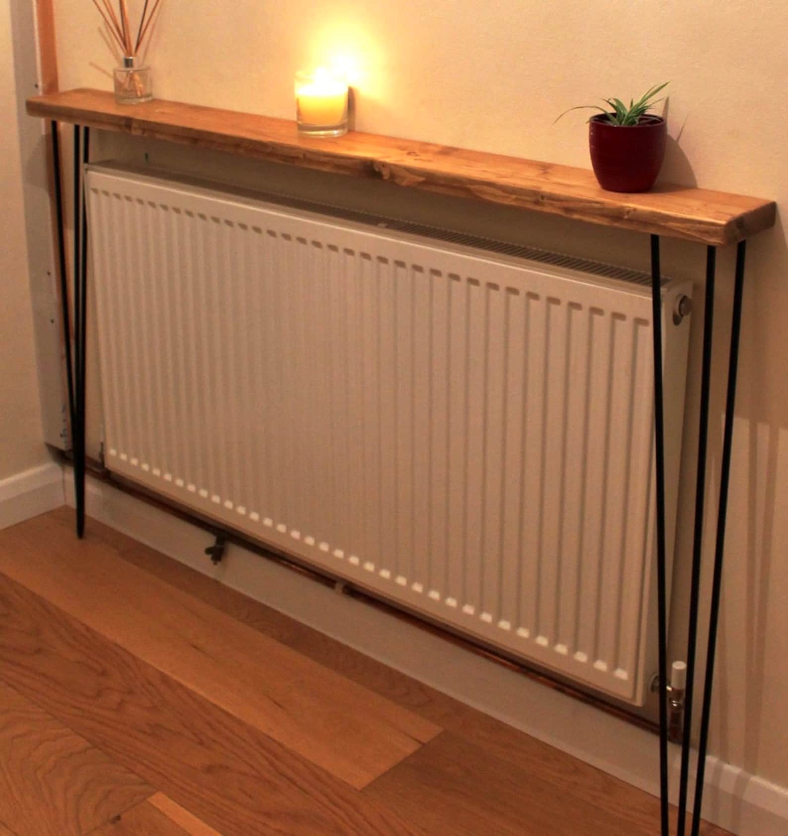 Console Table Radiator Cover 75cm Tall Handmade From Scaffold Etsy UK