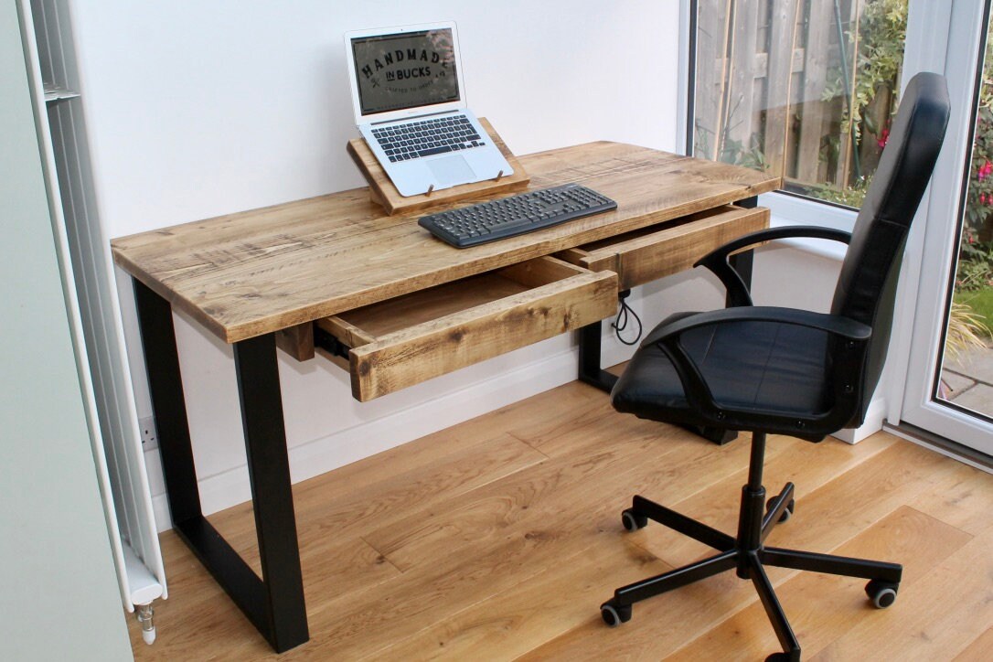 Solid wood desk second hand deals