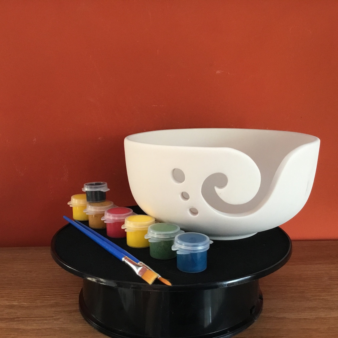 Ceramic to Paint Kit Yarn Bowl Ceramic to Pant Paint on Etsy
