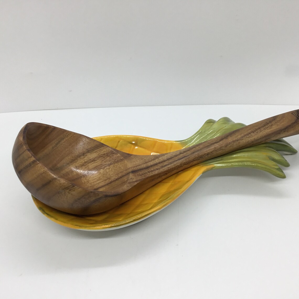 Pineapple Spoon Rest Hand Painted Pineapple Pineapple Plate Etsy