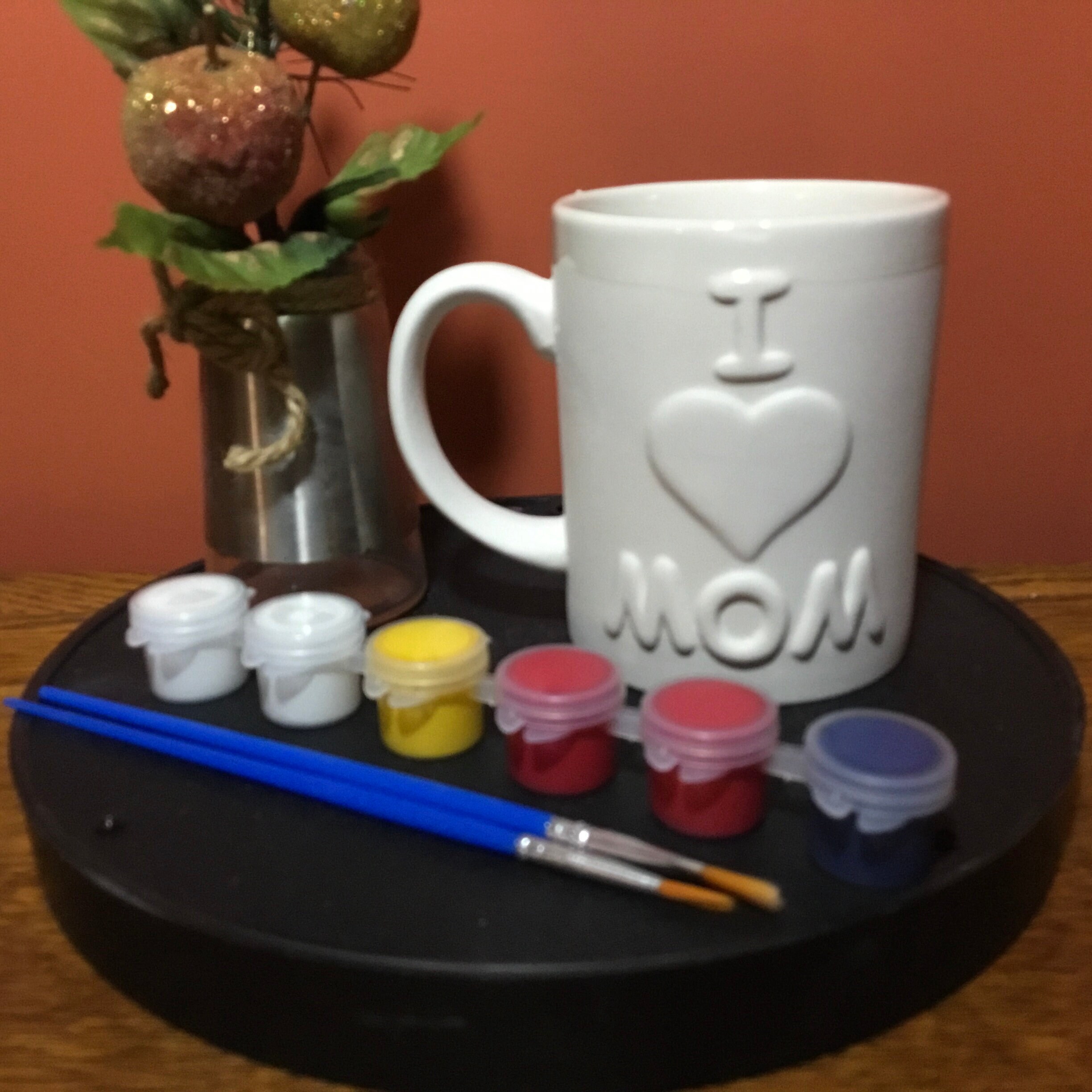 DIY Ceramic Mom Mug Kit Mug Kit to Paint Ceramics to Paint Etsy